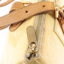 LOUIS VUITTON Monogram Vernis Rosewood Avenue Hand Bag Perle M93508 Auth 152503-10