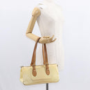 LOUIS VUITTON Monogram Vernis Rosewood Avenue Hand Bag Perle M93508 Auth 152503-21