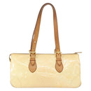 LOUIS VUITTON Monogram Vernis Rosewood Avenue Hand Bag Perle M93508 Auth 152503-2