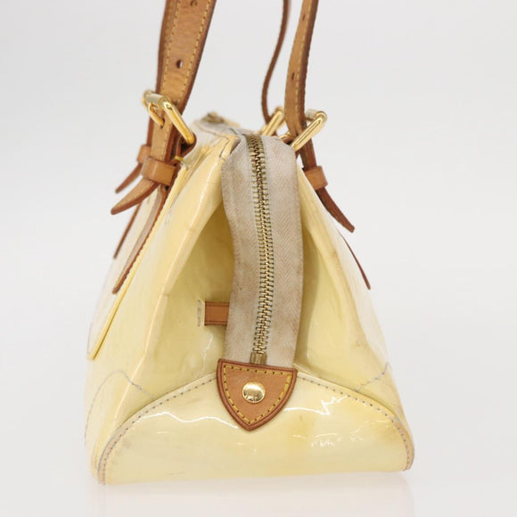 LOUIS VUITTON Monogram Vernis Rosewood Avenue Hand Bag Perle M93508 Auth 152503