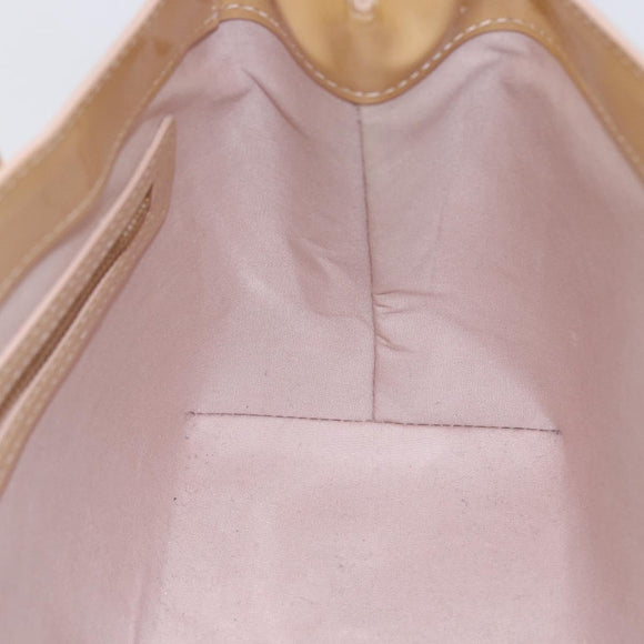 LOUIS VUITTON Monogram Vernis Wilshire PM Bag Rose Florentin M91642 Auth 152514