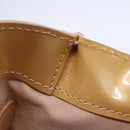 LOUIS VUITTON Monogram Vernis Wilshire PM Bag Rose Florentin M91642 Auth 152514-12