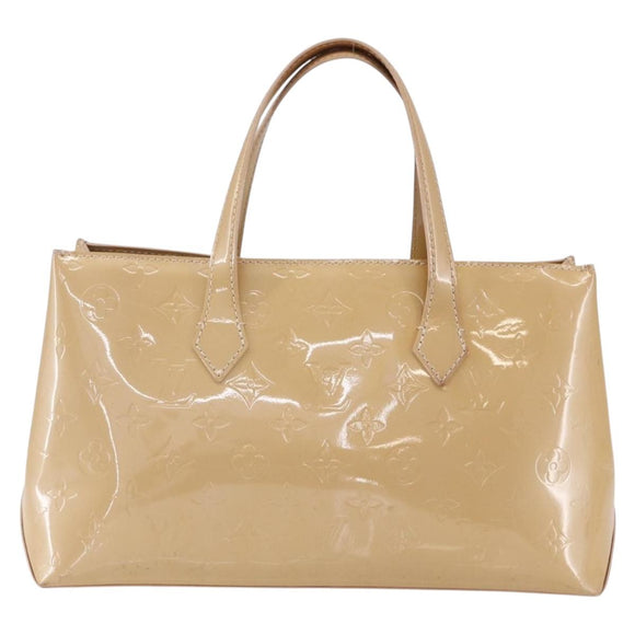 LOUIS VUITTON Monogram Vernis Wilshire PM Bag Rose Florentin M91642 Auth 152514