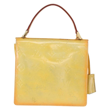 LOUIS VUITTON Monogram Vernis Spring street Hand Bag Gris M91029 LV Auth 152515 - 0