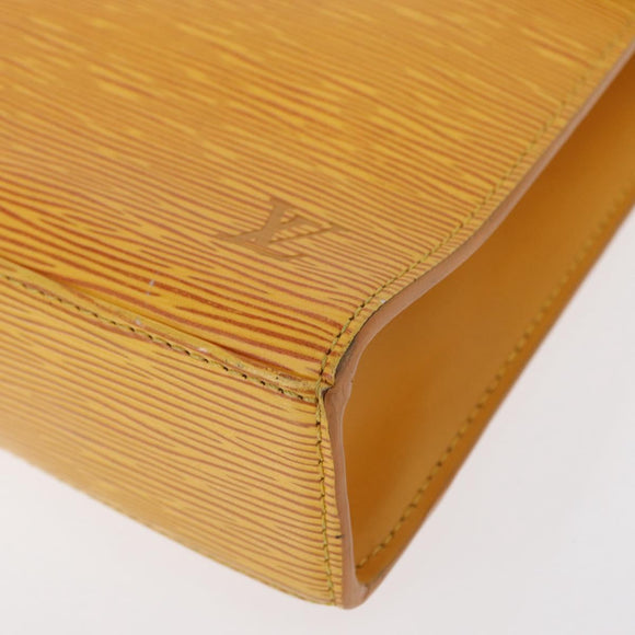 LOUIS VUITTON Epi Malesherbes Hand Bag Tassili Yellow Jonne M52379 Auth 152516