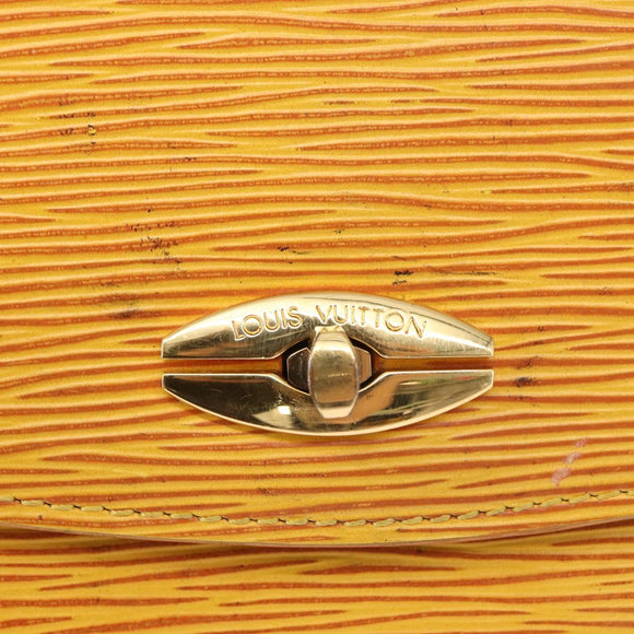 LOUIS VUITTON Epi Malesherbes Hand Bag Tassili Yellow Jonne M52379 Auth 152516