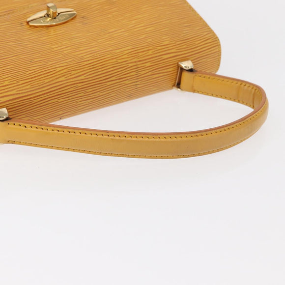 LOUIS VUITTON Epi Malesherbes Hand Bag Tassili Yellow Jonne M52379 Auth 152516