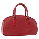 LOUIS VUITTON Epi jasmine Hand Bag Red M52087 LV Auth 152517-1