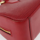 LOUIS VUITTON Epi jasmine Hand Bag Red M52087 LV Auth 152517-8