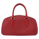 LOUIS VUITTON Epi jasmine Hand Bag Red M52087 LV Auth 152517-13