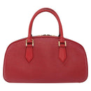 LOUIS VUITTON Epi jasmine Hand Bag Red M52087 LV Auth 152517-2