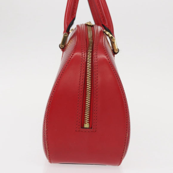 LOUIS VUITTON Epi jasmine Hand Bag Red M52087 LV Auth 152517