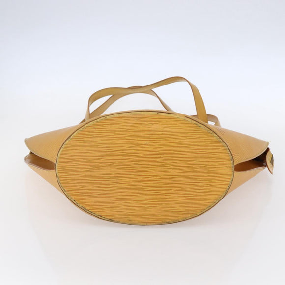 LOUIS VUITTON Epi Saint Jacques Shopping Shoulder Bag Yellow M52269 Auth 152520