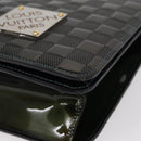 LOUIS VUITTON Damier Vernis Club Bag Green Petrol Blue M92128 LV Auth 152522-16