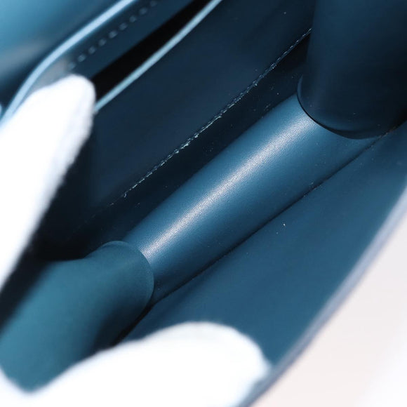 LOUIS VUITTON Damier Vernis Club Bag Green Petrol Blue M92128 LV Auth 152522