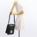 LOUIS VUITTON Damier Vernis Club Bag Green Petrol Blue M92128 LV Auth 152522-26