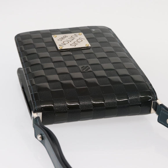 LOUIS VUITTON Damier Vernis Club Bag Green Petrol Blue M92128 LV Auth 152522