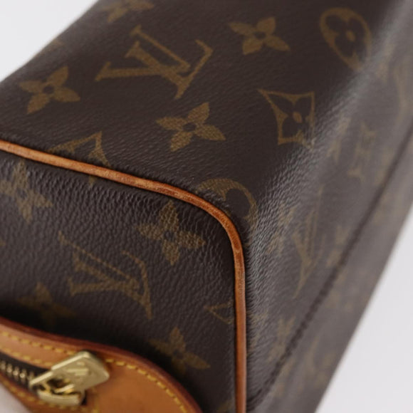 LOUIS VUITTON Monogram Trousse Patte Pression Cosmetic Pouch M47636 Auth 152526