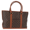 LOUIS VUITTON Monogram Sac Weekend PM Hand Bag M42425 LV Auth 152527-1