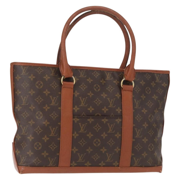 LOUIS VUITTON Monogram Sac Weekend PM Hand Bag M42425 LV Auth 152527