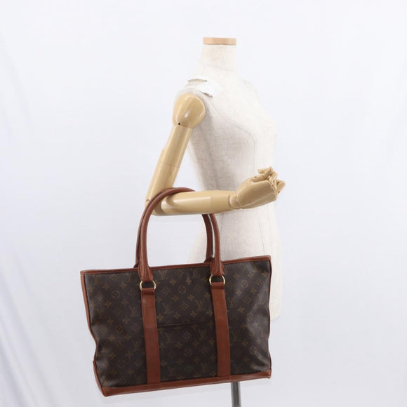 LOUIS VUITTON Monogram Sac Weekend PM Hand Bag M42425 LV Auth 152527