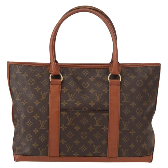 LOUIS VUITTON Monogram Sac Weekend PM Hand Bag M42425 LV Auth 152527
