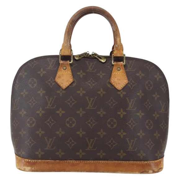 LOUIS VUITTON Monogram Alma Hand Bag M51130 LV Auth 152529
