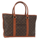 LOUIS VUITTON Monogram Sac Weekend PM Hand Bag M42425 LV Auth 152531-1