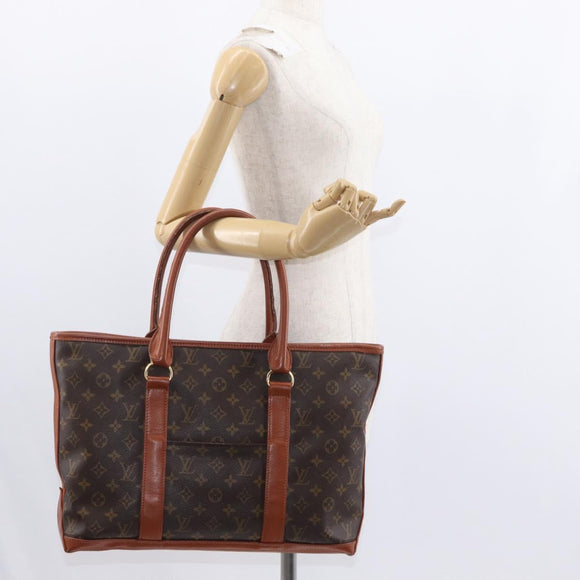 LOUIS VUITTON Monogram Sac Weekend PM Hand Bag M42425 LV Auth 152531
