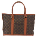 LOUIS VUITTON Monogram Sac Weekend PM Hand Bag M42425 LV Auth 152531-2