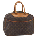 LOUIS VUITTON Monogram Deauville Hand Bag M47270 LV Auth 152532-1
