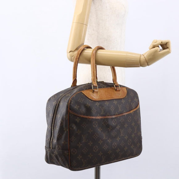 LOUIS VUITTON Monogram Deauville Hand Bag M47270 LV Auth 152532