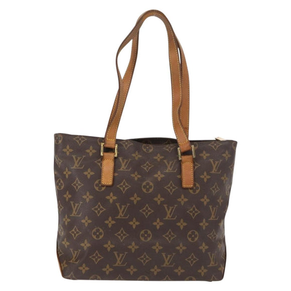 LOUIS VUITTON Monogram Cabas Piano Tote Bag M51148 LV Auth 152534