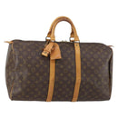 LOUIS VUITTON Monogram Keepall 50 Boston Bag M41426 LV Auth 152552-1