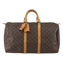 LOUIS VUITTON Monogram Keepall 50 Boston Bag M41426 LV Auth 152552-13