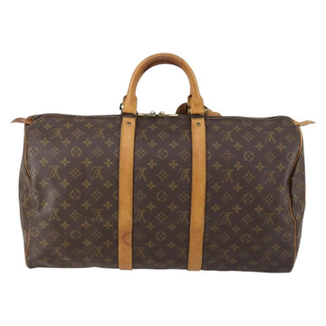 LOUIS VUITTON Monogram Keepall 50 Boston Bag M41426 LV Auth 152552 - 0