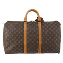 LOUIS VUITTON Monogram Keepall 50 Boston Bag M41426 LV Auth 152553-2