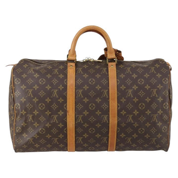 LOUIS VUITTON Monogram Keepall 50 Boston Bag M41426 LV Auth 152553 - 0