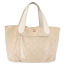 LOUIS VUITTON Monogram Beach Line Cabas Ipanema GM Bag Beige M95986 Auth 152557-13
