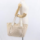 LOUIS VUITTON Monogram Beach Line Cabas Ipanema GM Bag Beige M95986 Auth 152557-24