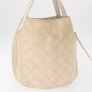 LOUIS VUITTON Monogram Beach Line Cabas Ipanema GM Bag Beige M95986 Auth 152557-4