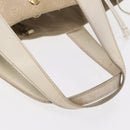 LOUIS VUITTON Monogram Beach Line Cabas Ipanema GM Bag Beige M95986 Auth 152557-7