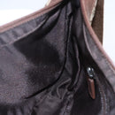 GUCCI GG Canvas Shoulder Bag Brown Silver 019 0433 Auth 152559-21