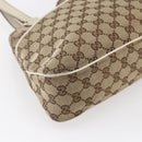 GUCCI GG Canvas Tote Bag Beige Gold 163288 Auth 152561-14