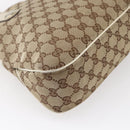 GUCCI GG Canvas Tote Bag Beige Gold 163288 Auth 152561-16
