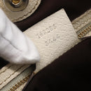 GUCCI GG Canvas Tote Bag Beige Gold 163288 Auth 152561-12
