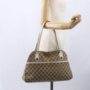 GUCCI GG Canvas Tote Bag Beige Gold 163288 Auth 152561-22