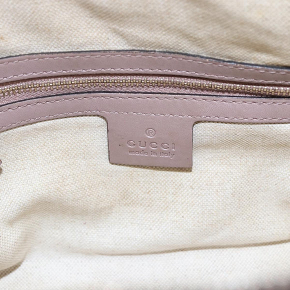 GUCCI GG Canvas Sherry Line Hand Bag 2way Beige Gold 269876 Auth 152562