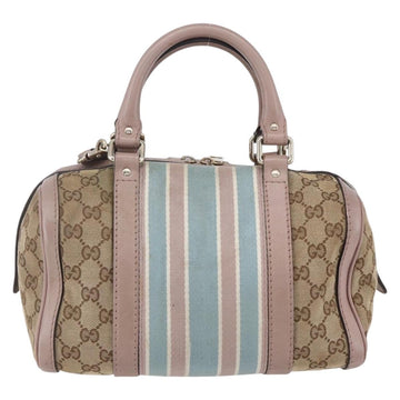 GUCCI GG Canvas Sherry Line Hand Bag 2way Beige Gold 269876 Auth 152562 - 0