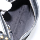 GUCCI GG Canvas Shoulder Bag Black Gold 115514 Auth 152563-11